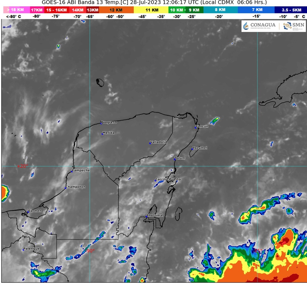 Clima para hoy en Cancún y Quintana Roo: Se esperan chubascos