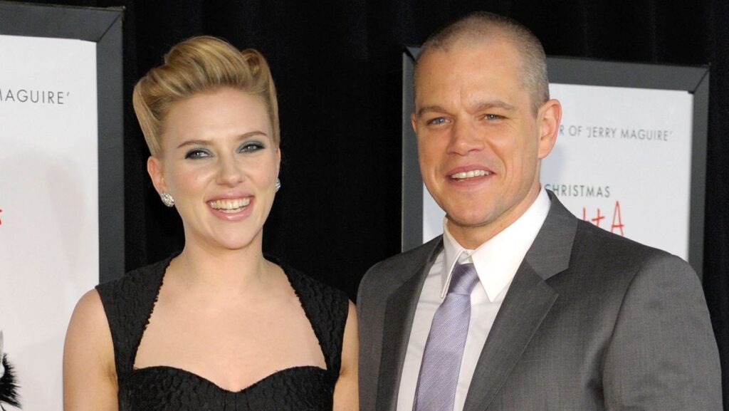 "Un infierno" Así describe Matt Damon su beso con Scarlett Johansson