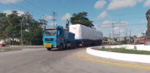 Tren Maya: así fue el paso del primer convoy en Tabasco y Campeche 