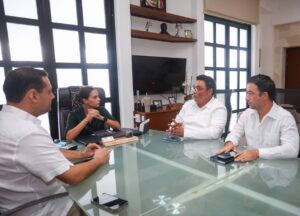 Ana Paty Peralta y CFE unen fuerzas para garantizar servicios óptimos en Cancún