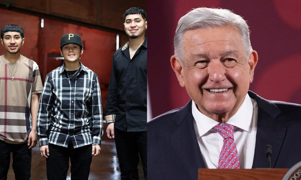 AMLO invita a Yahritza y su Esencia al Zócalo y a comer tamales de chipilín