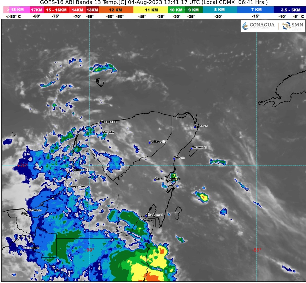 Clima para hoy en Cancún y Quintana Roo: Lluvias puntuales fuertes