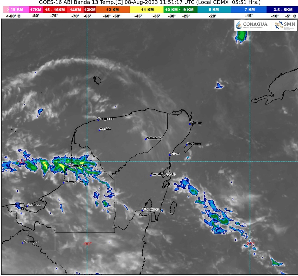 Clima para hoy en Cancún y Quintana Roo: Probabilidad de lluvias aisadas