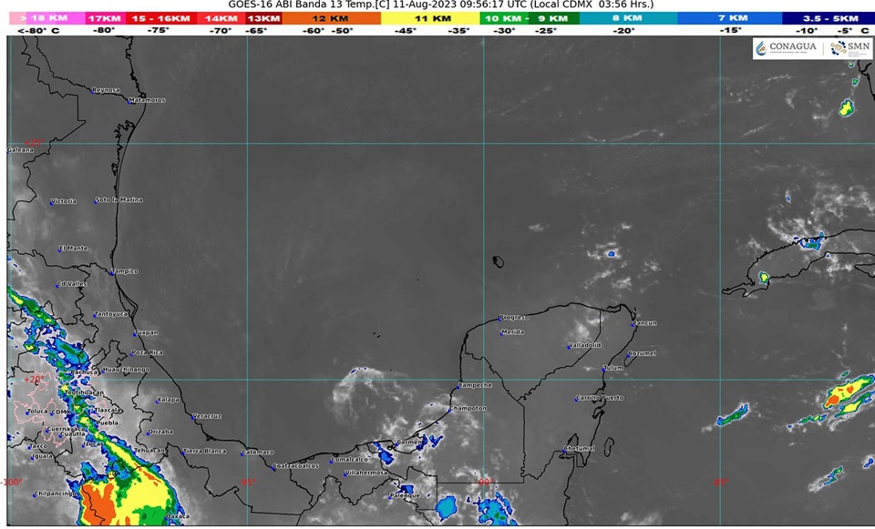 Clima para hoy en Cancún y Quintana Roo: nublado con chubascos