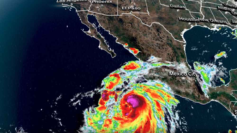 Huracán Hilary es categoría 1, provocará lluvias en estos estados