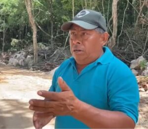 Tres días de bloqueo en Carillo Puerto en banco de material de Tren Maya