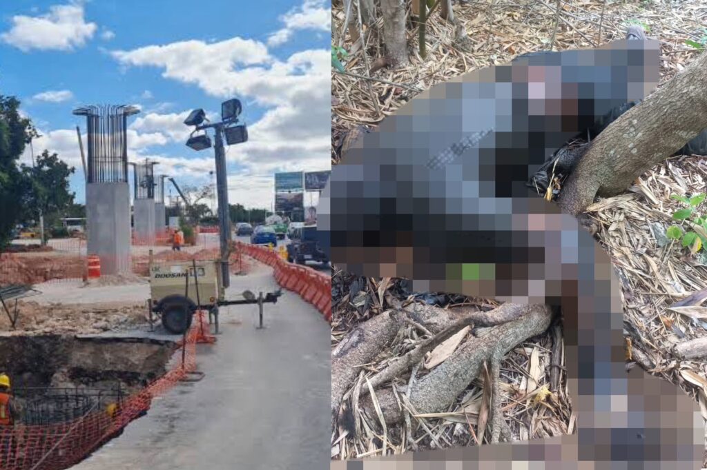 Hallan cadáver de posible trabajador de obra del Puente Nichupté, Cancún