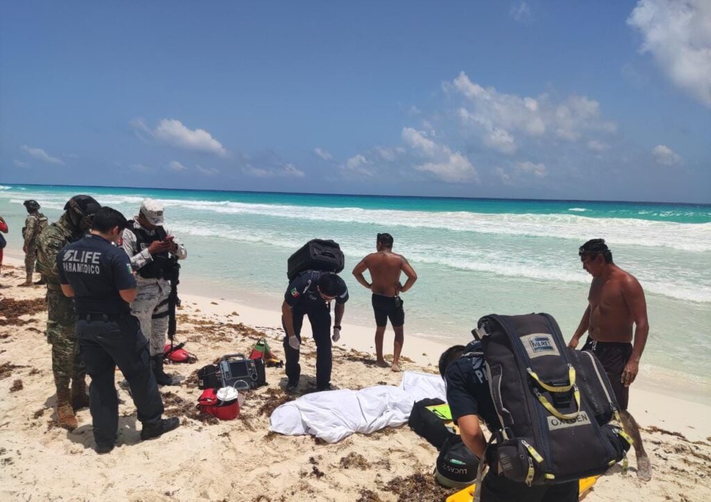 Joven muere ahogado en Playa Marlín de Cancún 