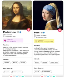 Obras de Arte en busca de un "Match" en la nueva campaña de Tinder