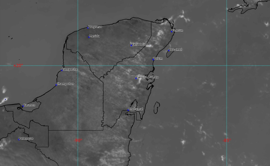 Clima para hoy en Cancún y Quintana Roo: Intervalos de chubascos con lluvias puntuales fuertes