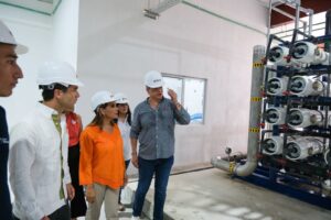 Mara Lezama inaugura planta desalinizadora en Tulum para abastecer agua potable