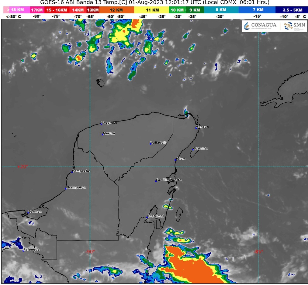 Clima para hoy en Cancún y Quintana Roo: Chubascos