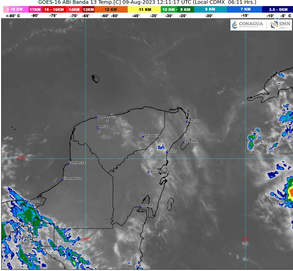 Clima para hoy en Cancún y Quintana Roo: Ambiente muy caluroso