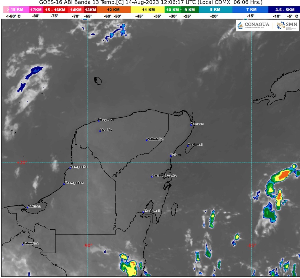 Clima para hoy en Cancún y Quintana Roo: Probabilidad de lluvias 