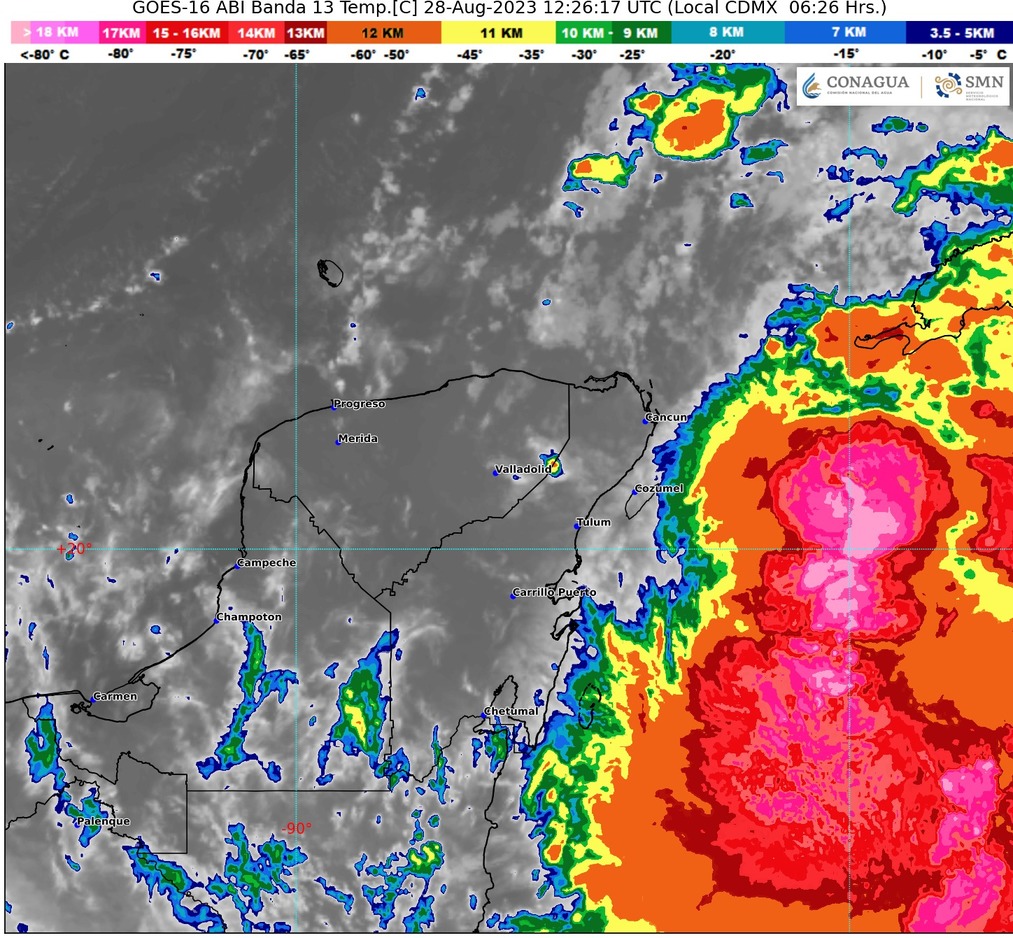 Clima para hoy en Cancún y Quintana Roo: Lluvias intensas