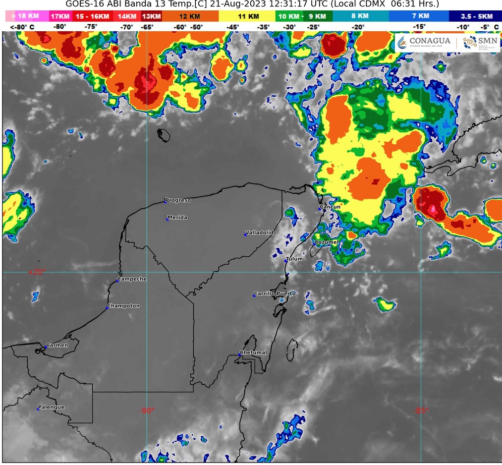 Clima para hoy en Cancún y Quintana Roo: Lluvias puntuales por onda tropical núm. 24