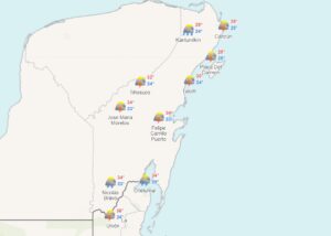 Clima para hoy en Cancún y Quintana Roo: Lluvias intensas 