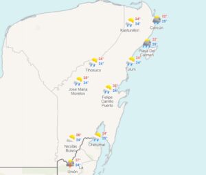 Clima para hoy en Cancún y Quintana Roo: Lluvias por huracán Idalia 