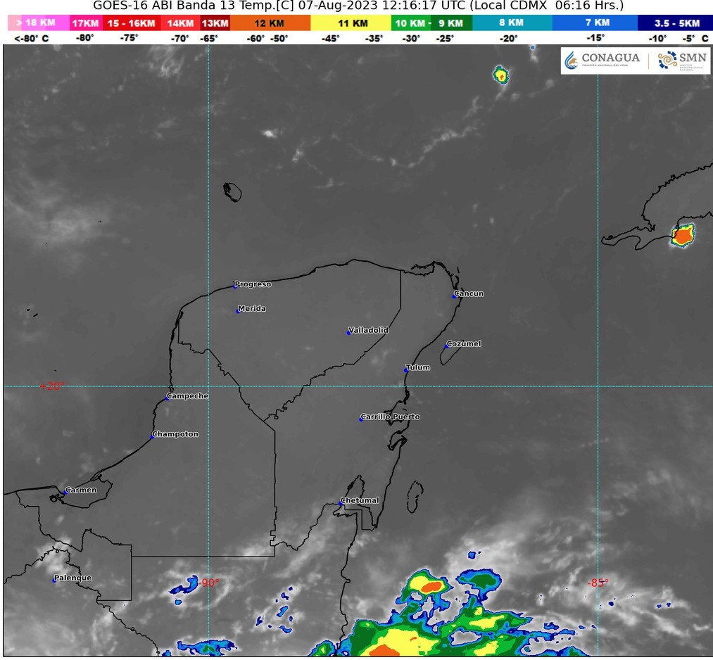 Clima para hoy en Cancún y Quintana Roo: Cielo medio nublado