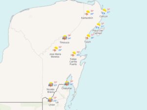 Clima para hoy en Cancún y Quintana Roo: Probabilidad de chubascos