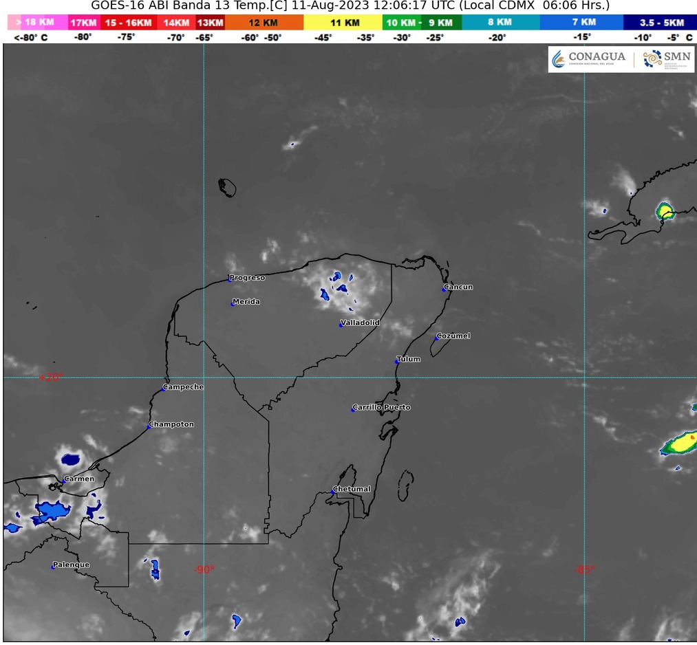 Clima para hoy en Cancún y Quintana Roo: Intervalos de chubascos