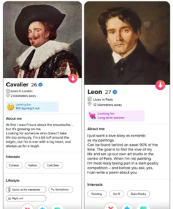 Obras de Arte en busca de un "Match" en la nueva campaña de Tinder