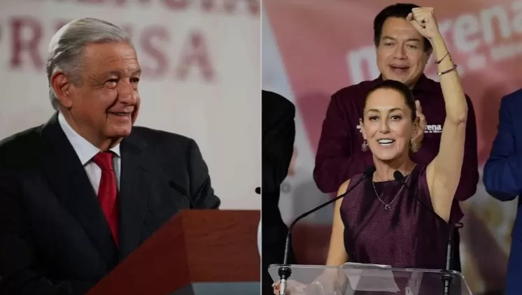 AMLO apoya a Claudia Sheinbaum, hoy le entregará bastón de mando