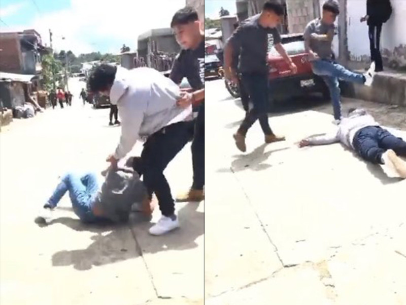 Alumno de secundaria es golpeado y lo dejan inconsciente (VIDEO)