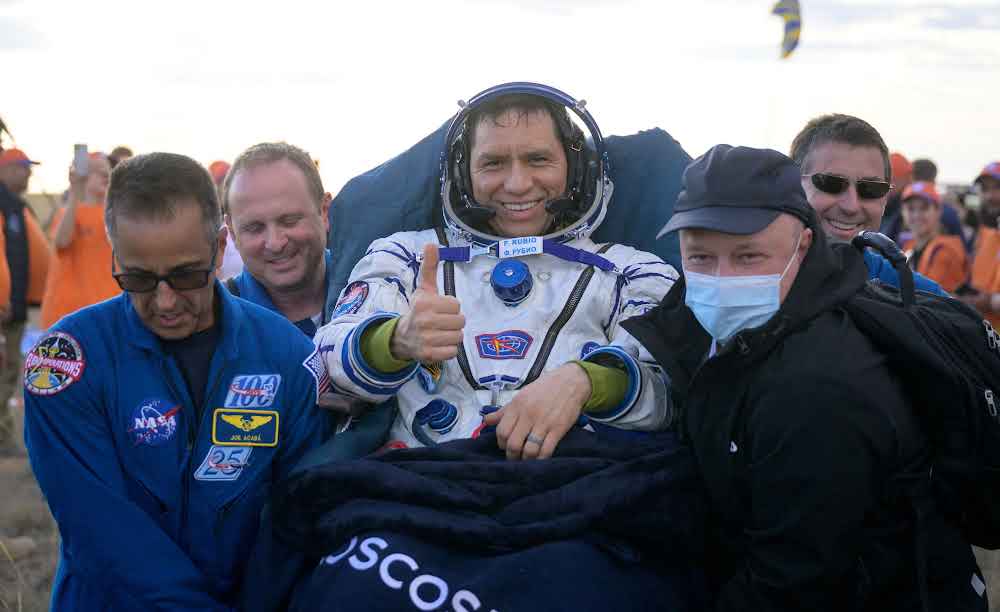 Astronauta Frank Rubio regresa a la Tierra tras 371 días en el espacio