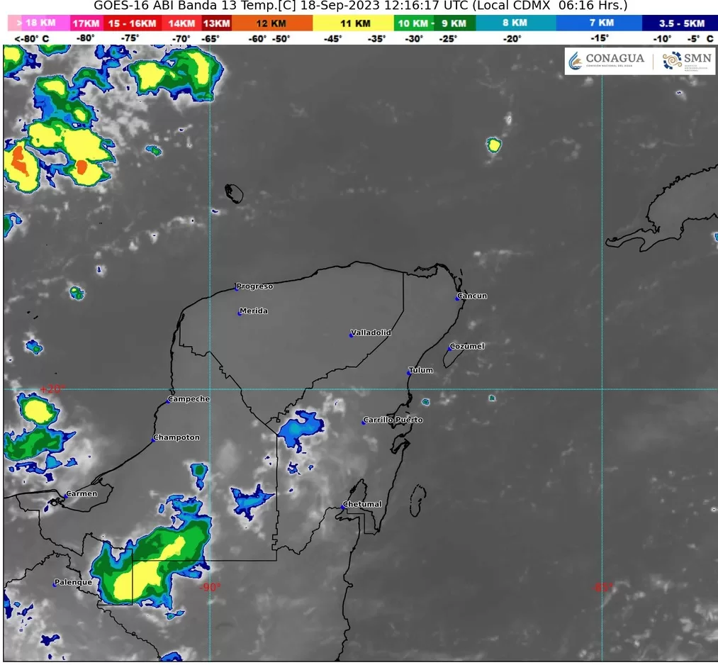 Clima para hoy en Cancún y Quintana Roo: Cielo nublado