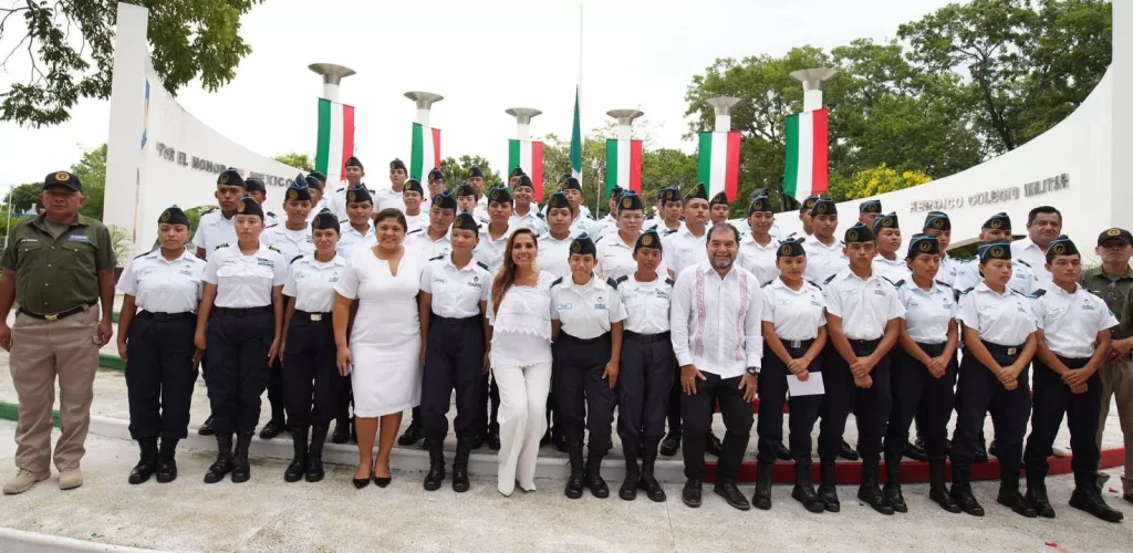 Mara Lezama conmemora con ceremonia Gesta de los Niños Héroes