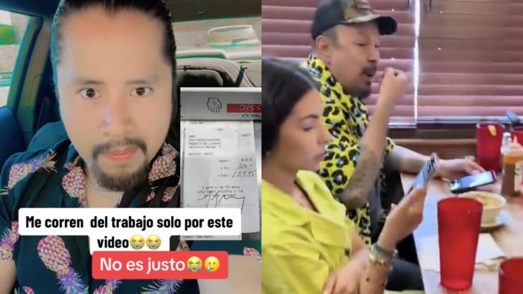 Mesero acusa que fue corrido tras atender a Pepe Aguilar y a su familia