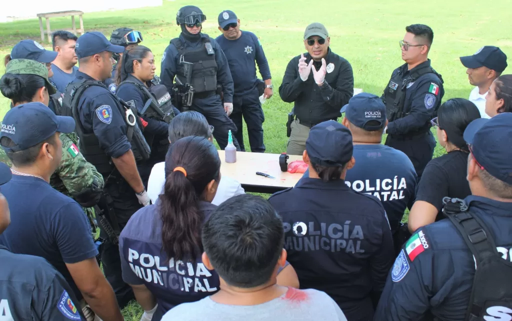 SSC implementa curso de medicina táctica a elementos policiales