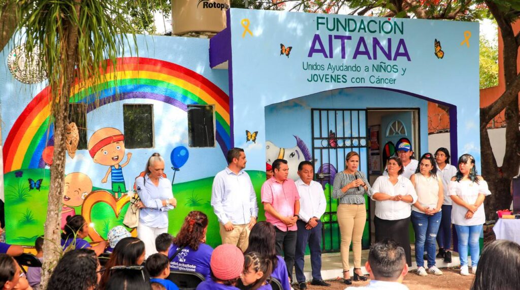 Inauguran cede de Fundación Aitana para niños con cáncer en Playa del Carmen