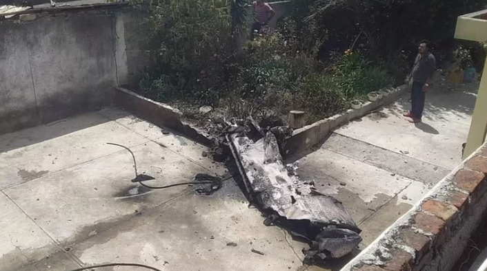 "Trágico accidente" Se estrella avioneta contra una vivienda en Puebla