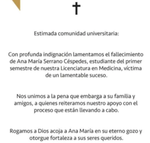 Detienen a "Allan", feminicida de Ana María Serrano y sobrina de Ministro Colombiano