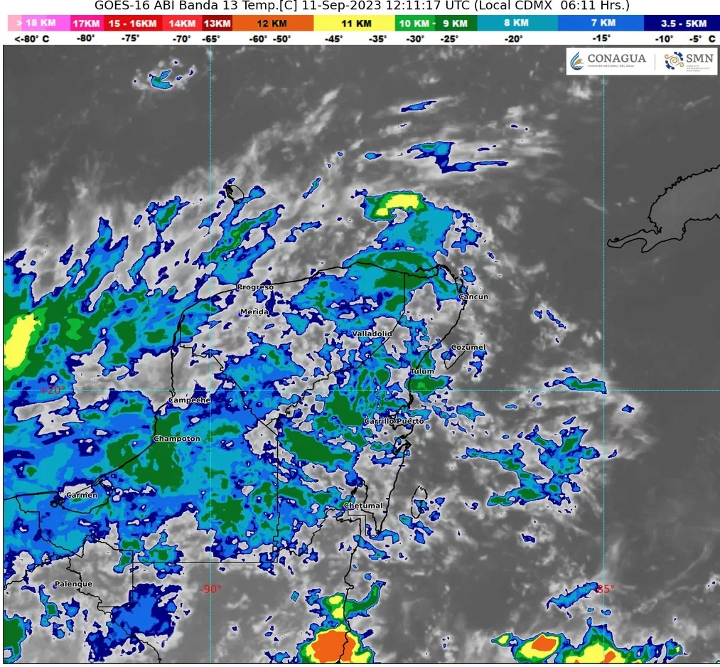 Clima para hoy en Cancún y Quintana Roo: Chubascos