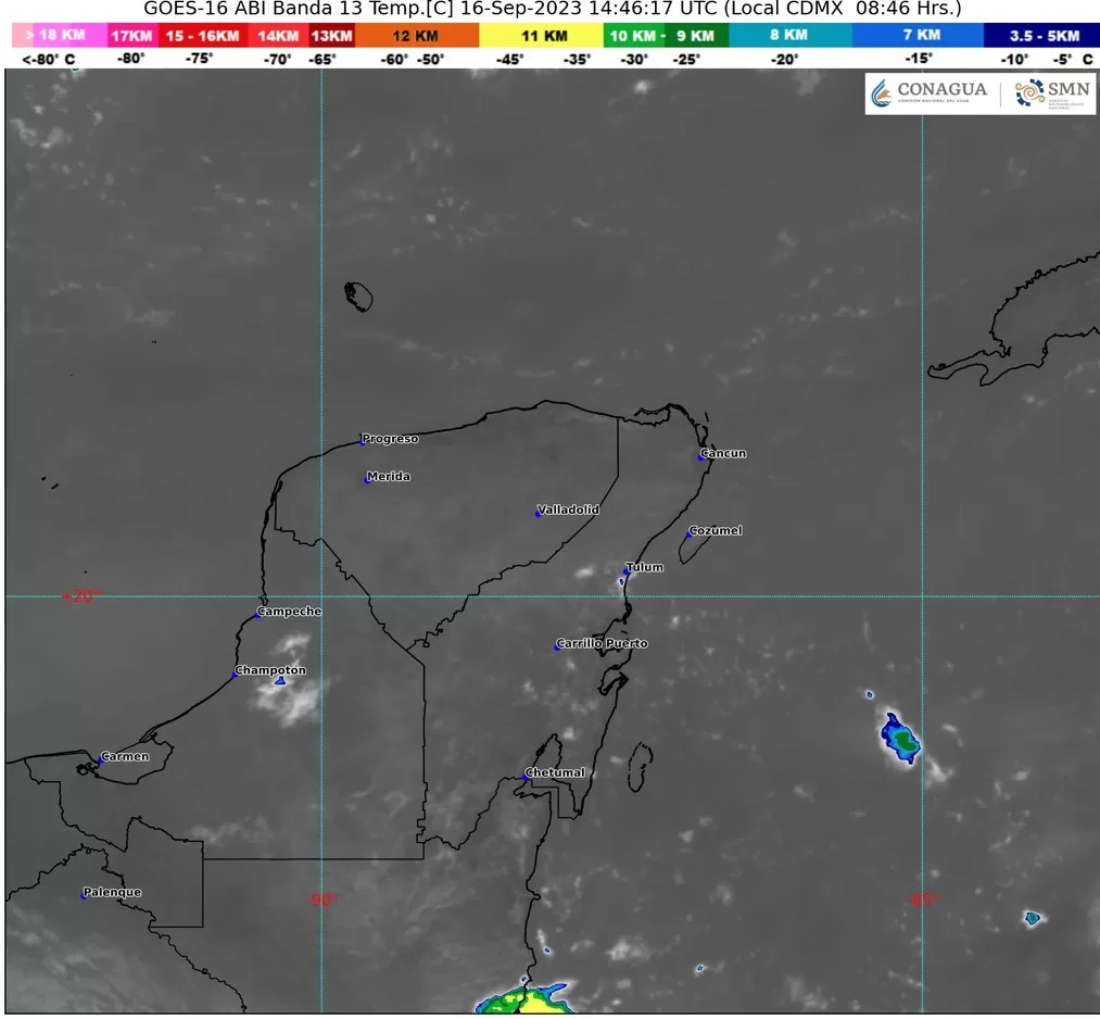 Clima para hoy en Cancún y Quintana Roo: Cielo nublado y caluroso