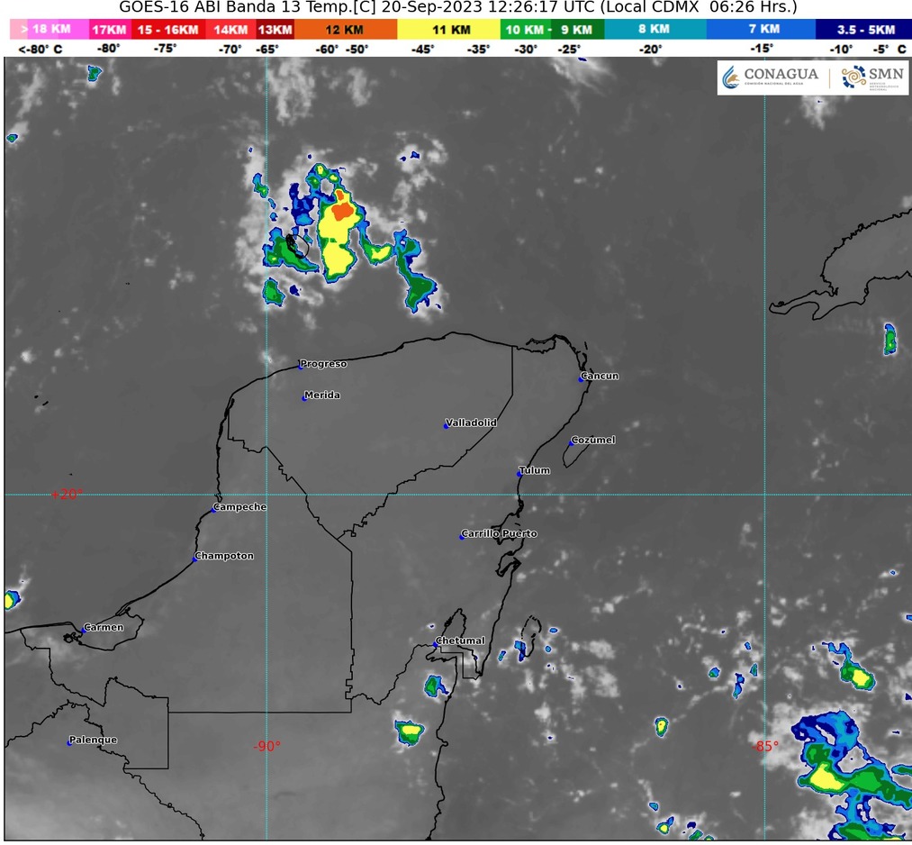 Clima para hoy en Cancún y Quintana Roo: Nublado con lluvias