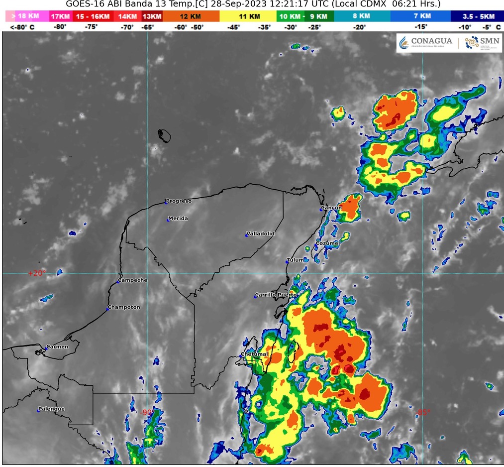 Clima para hoy en Cancún y Quintana Roo: Lluvias fuertes con descargas eléctricas