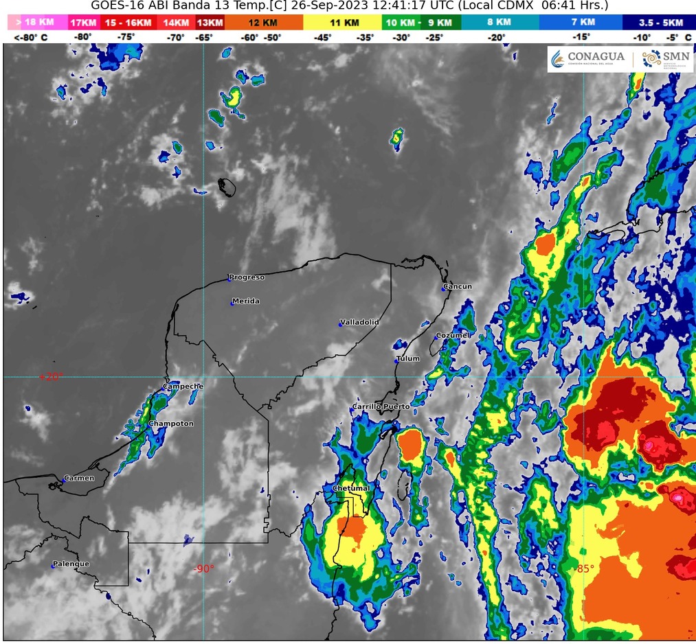 Clima para hoy en Cancún y Quintana Roo: Lluvias puntuales muy fuertes