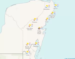 Clima para hoy en Cancún y Quintana Roo: Se espera cielo nublado