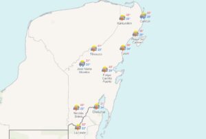 Clima para hoy en Cancún y Quintana Roo: Lluvias intensas 