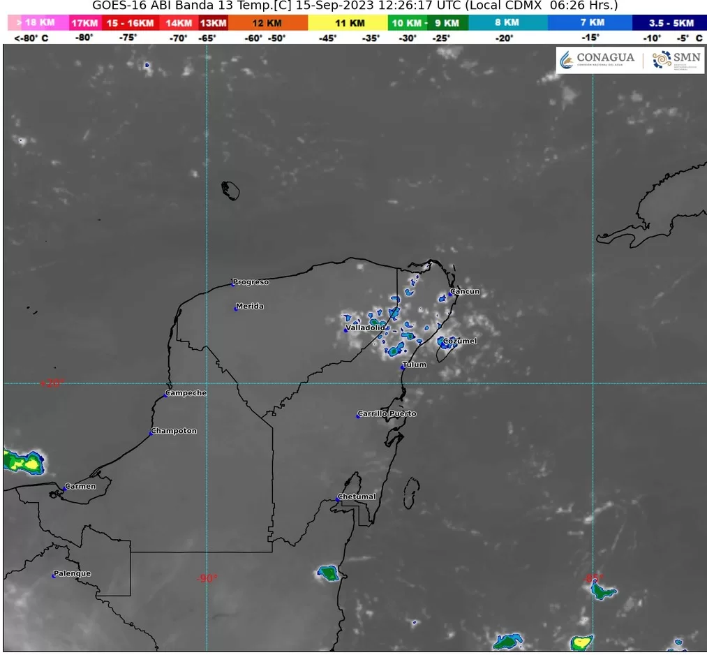 Clima para hoy en Cancún y Quintana Roo: Caluroso con cielo nublado