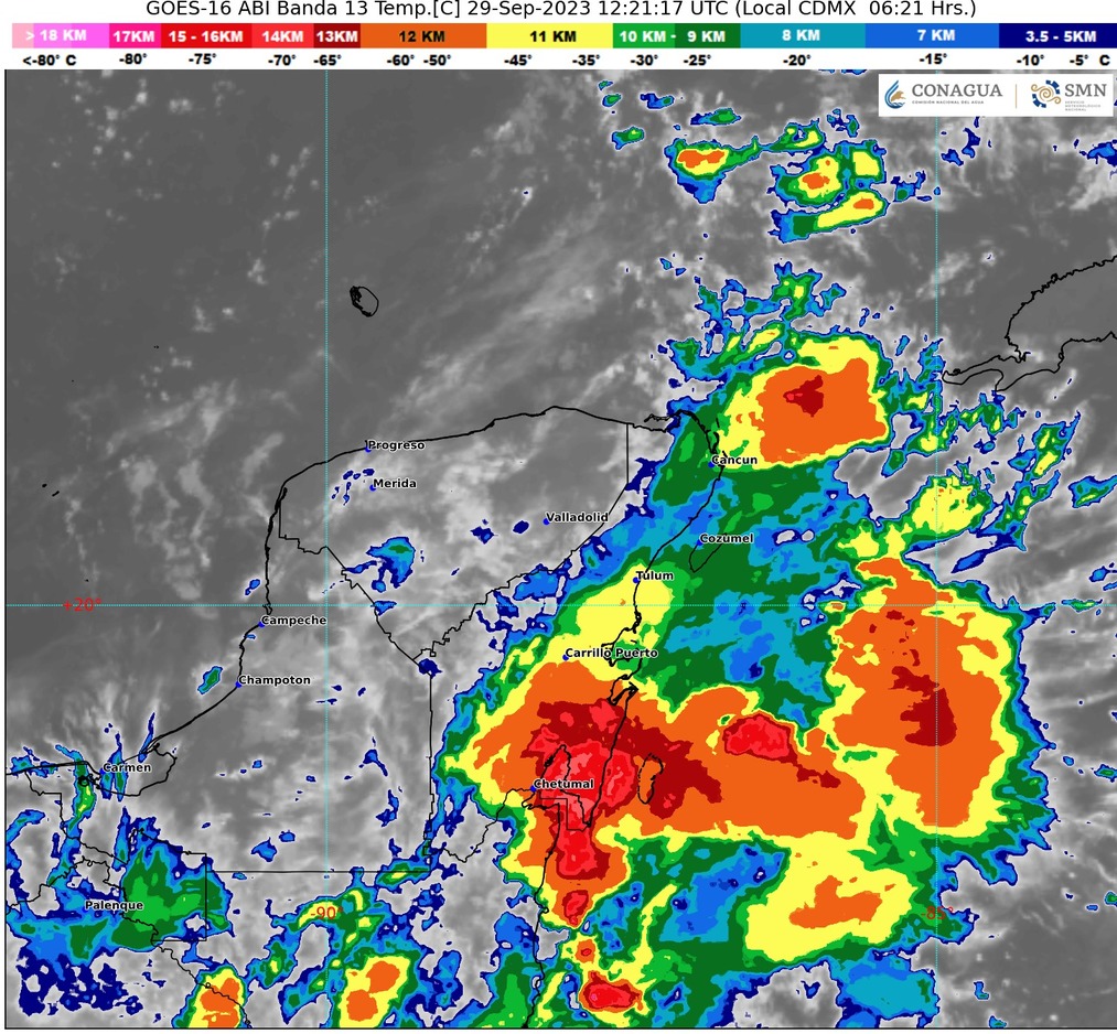 Clima para hoy en Cancún y Quintana Roo: Lluvias intensas