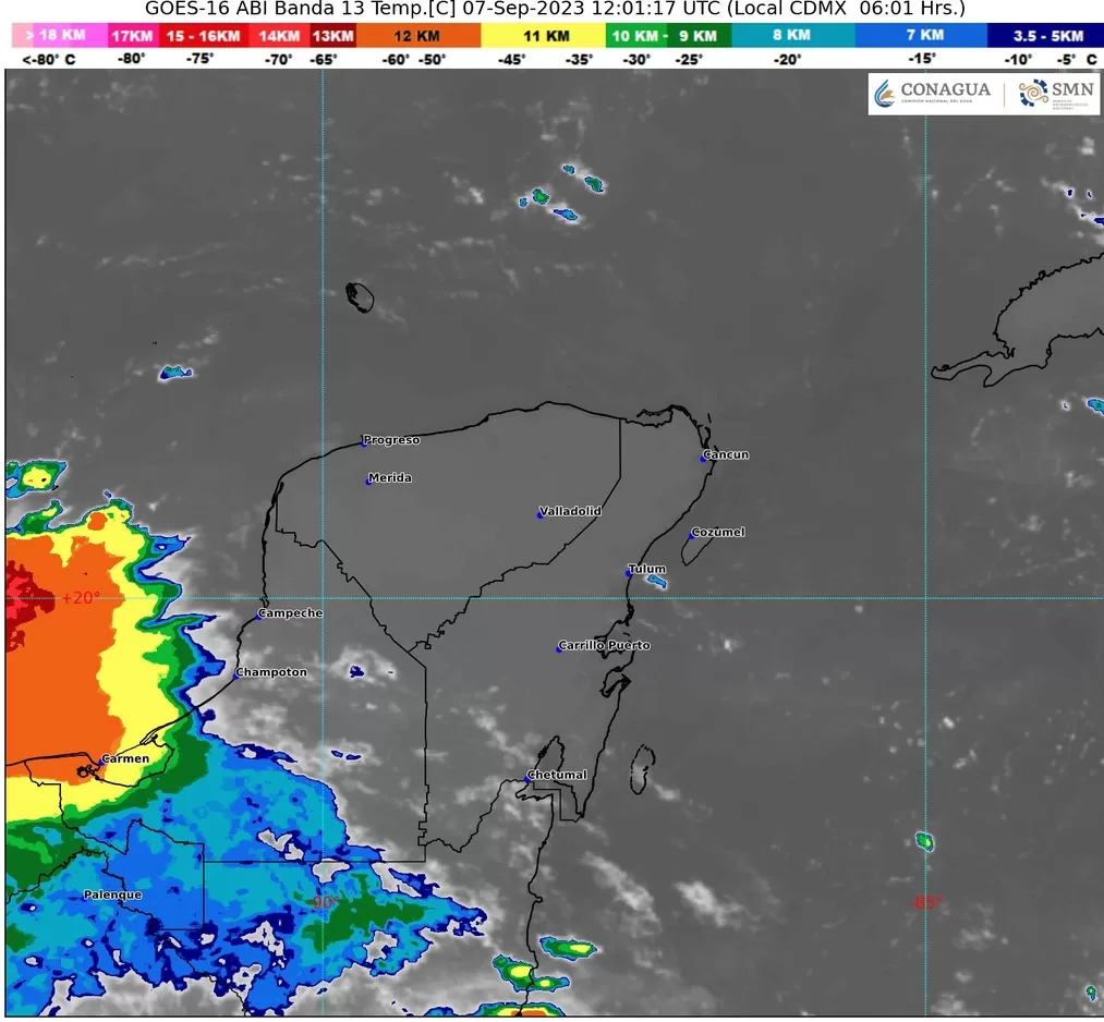 Clima para hoy en Cancún y Quintana Roo: Lluvias puntuales intensas