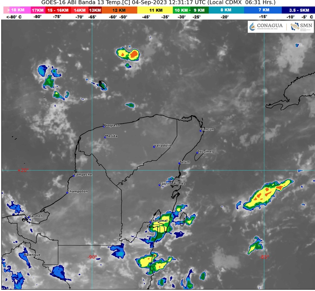 Clima para hoy en Cancún y Quintana Roo: Probabilidad de chubascos