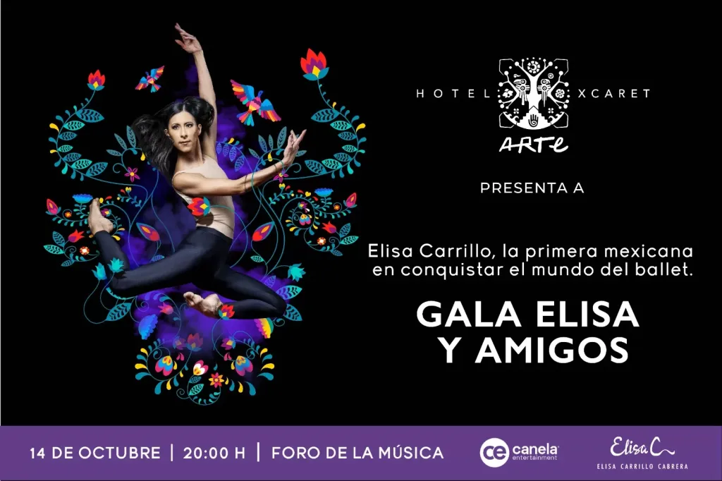 Gala Elisa y Amigos: Una noche de danza y arte en Hotel Xcaret Arte