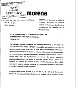 Marcelo Ebrard impugna proceso interno de Morena: pide anular y reponer encuesta