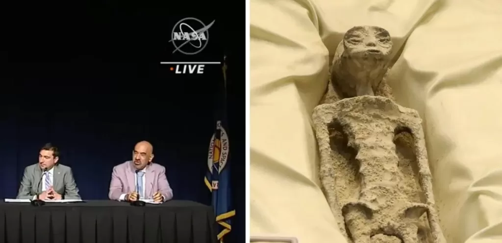 NASA cuestiona cuerpos extraterrestres presentados por Jaime Maussan